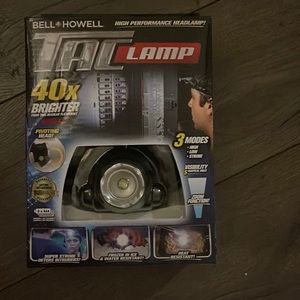 Bell + Howell Taclight Headlamp, Hands Free Security Head light w Zoom Function